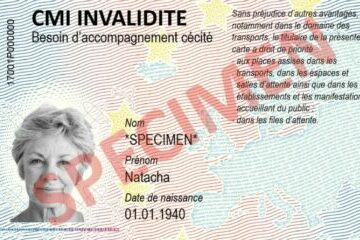 Carte mobilité inclusion pour handicap visuel