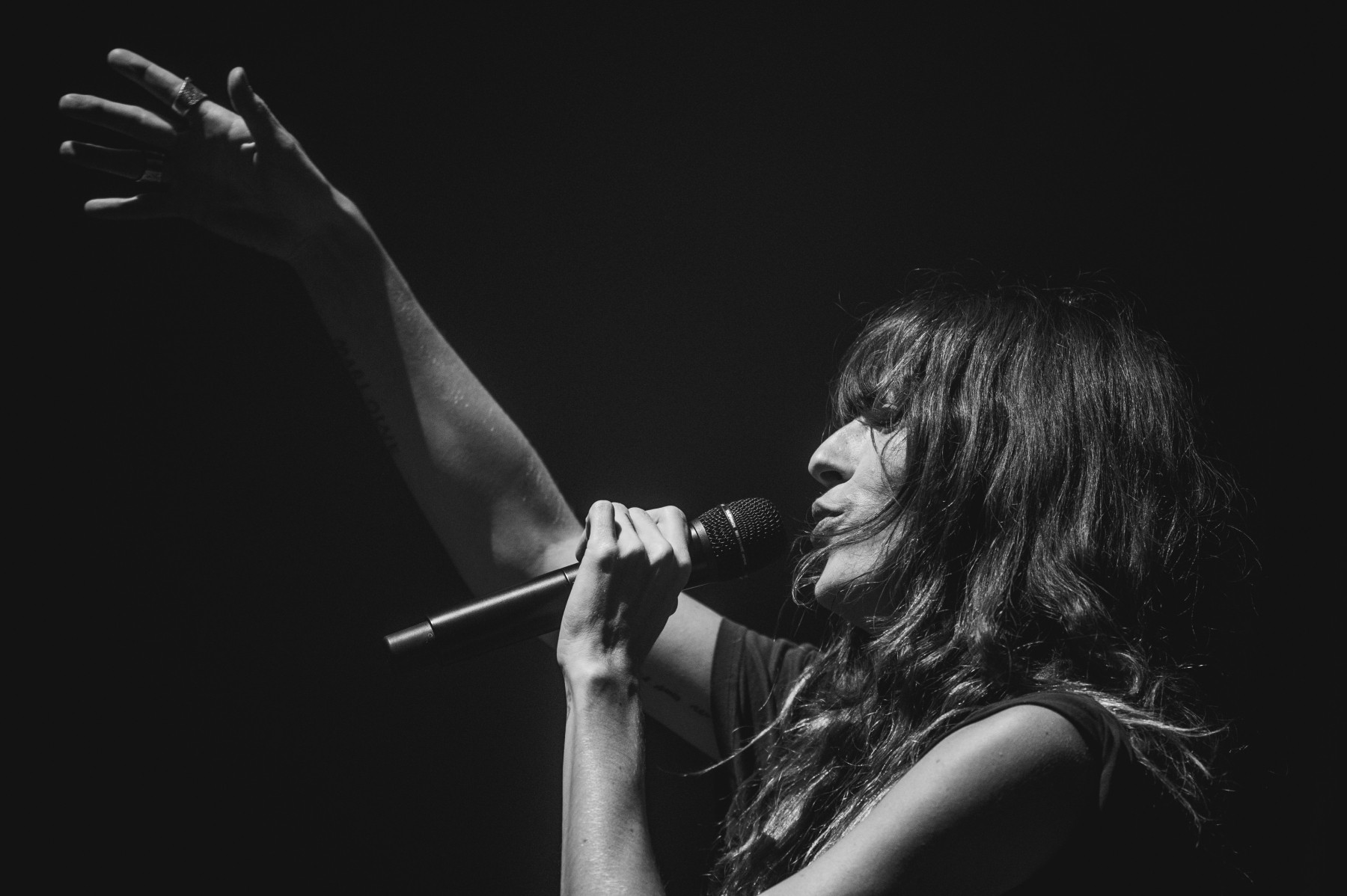 Lou Doillon durant le festival Nancy Jazz pulsations