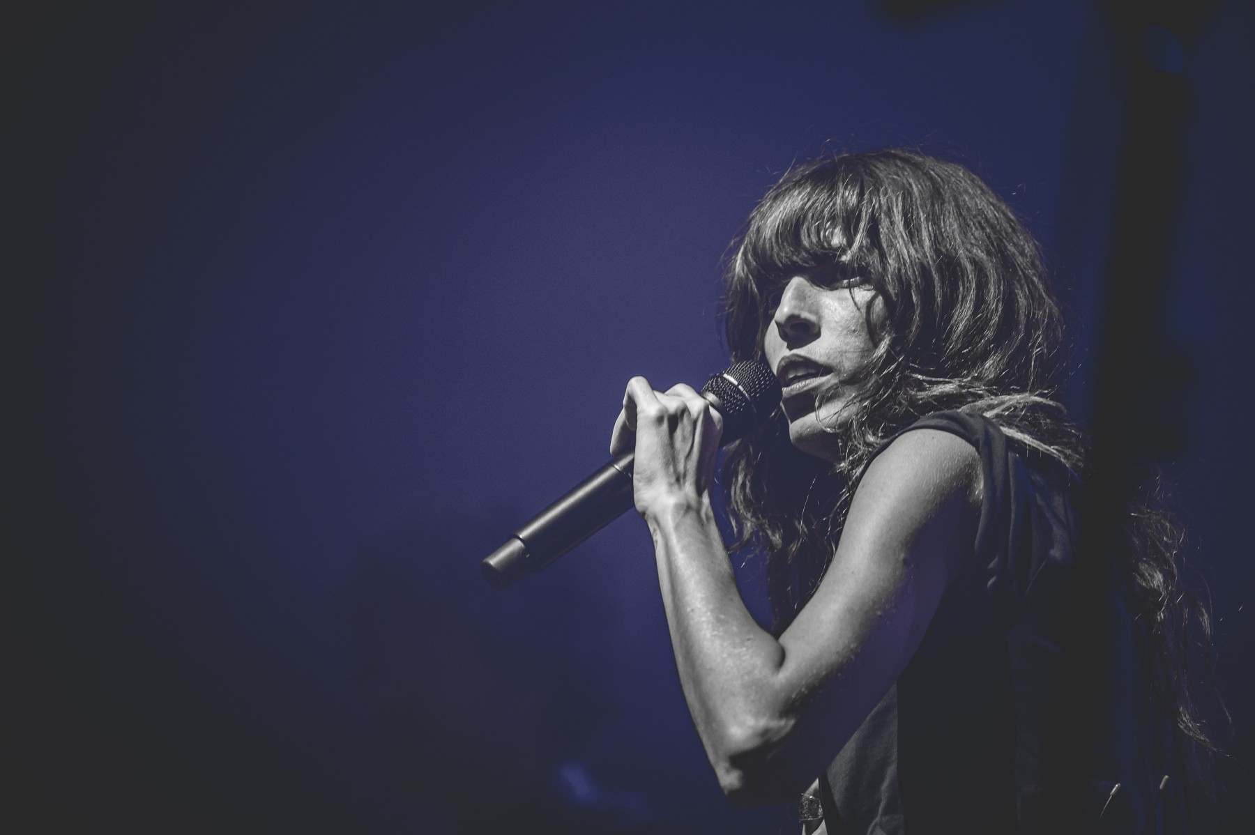 Lou Doillon durant le festival Nancy Jazz pulsations