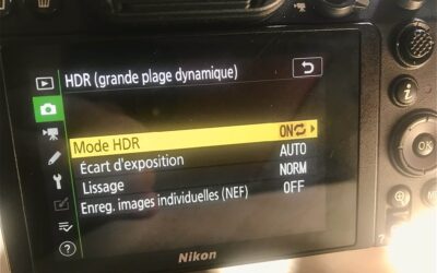 comment activer le mode hdr dans le menu du nikon z6