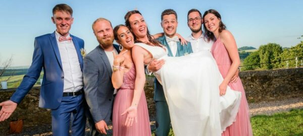 Photo de Groupe durant le mariage de Eva et Corentin