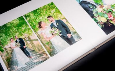 Album photo mariage avec couple.