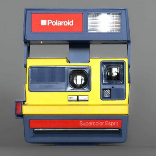 Appareil photo Polaroid vintage multicolore