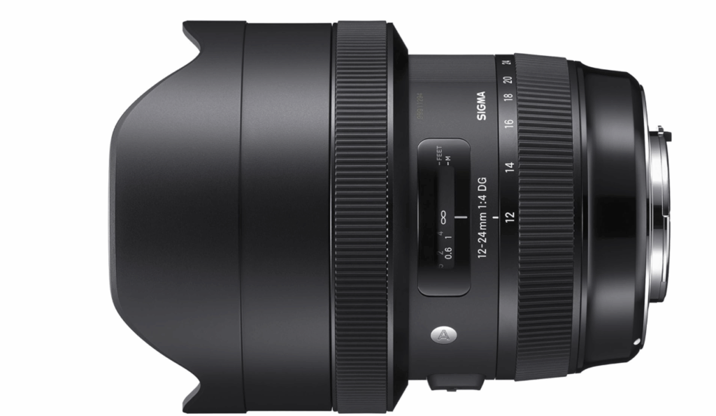 Objectif photo Sigma 12-24mm