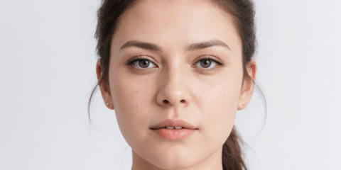 Portrait d'une femme aux cheveux bruns.