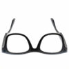 Lunettes de vue noires classiques.