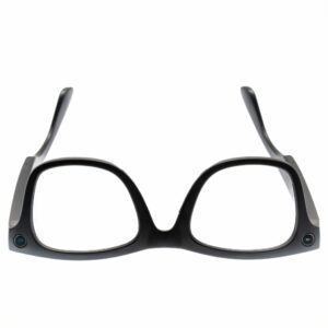 Lunettes de vue noires classiques.