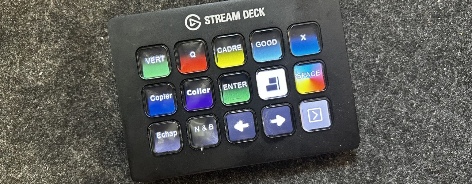 stream deck - lightroom,flux de travail lightroom,flux de travail streamdeck,flux de travail