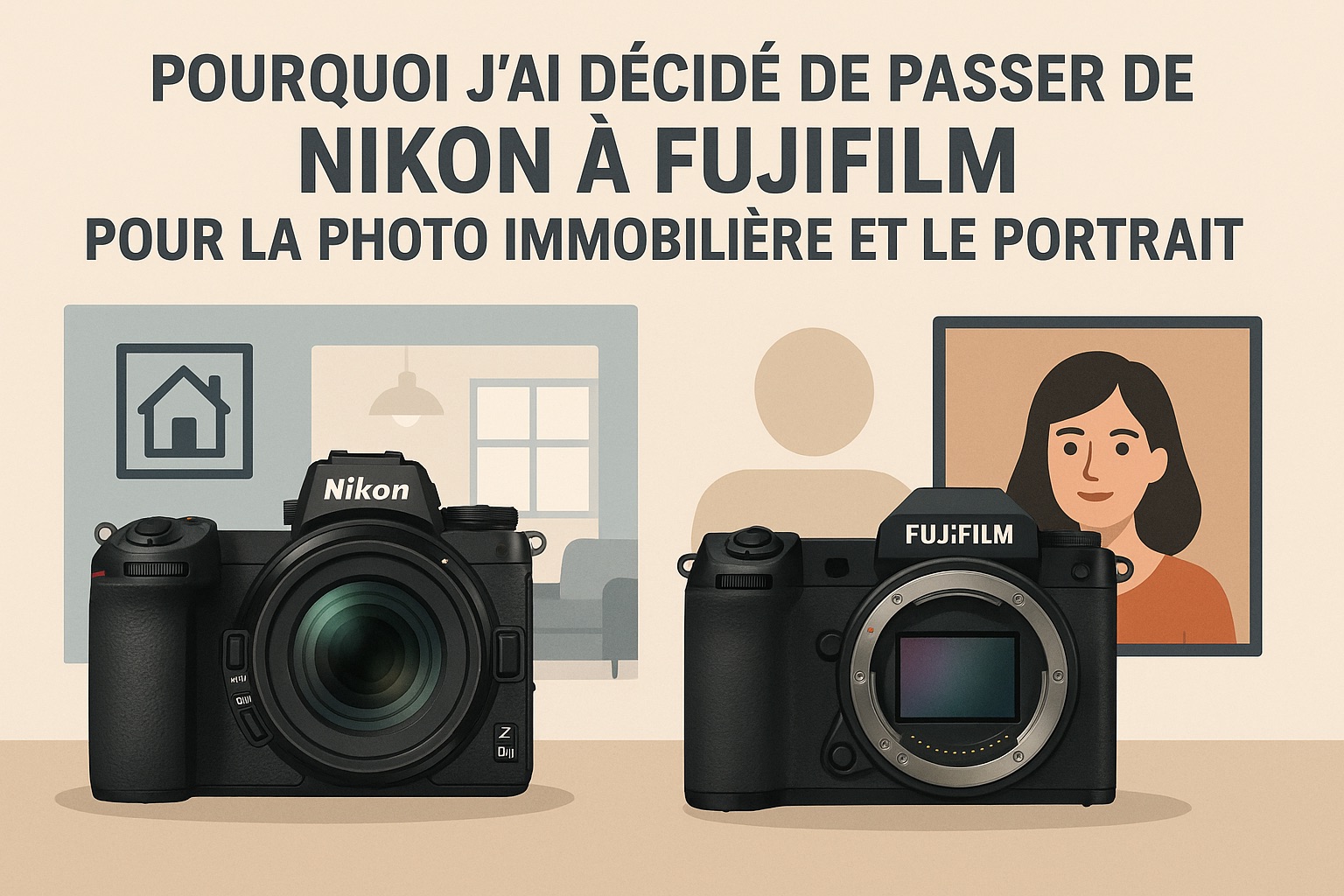 nikon vers fuji,pourquoi quitter nikon,nikon a fujifilm,Fujifilm pour la photo immobilière
