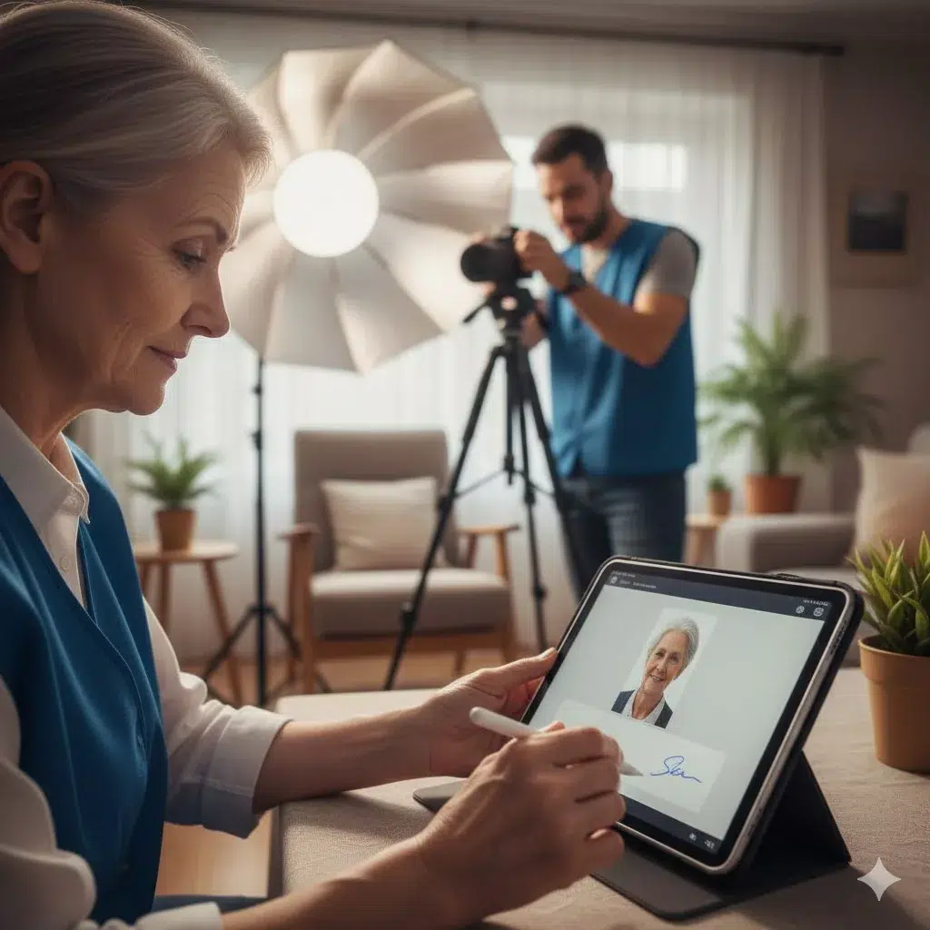 la signature e photo enjeux, normes et exceptions pour les publics fragiles