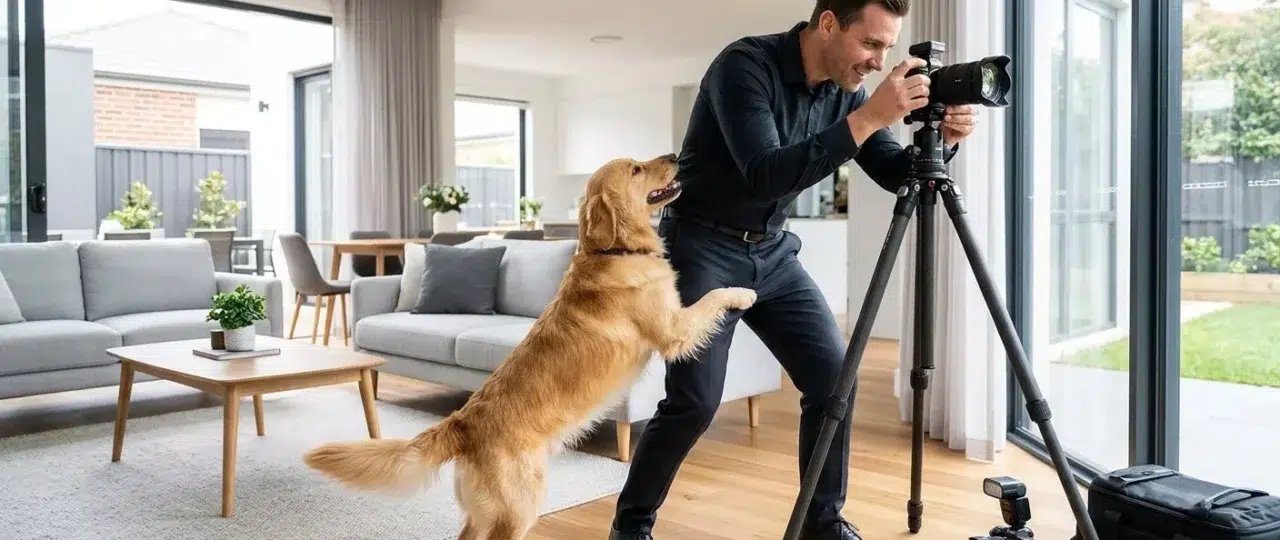 Ma vie de photographe immobilier face aux animaux.