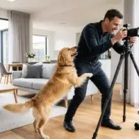 immobilier face aux animaux,Photographe immobilier et animaux